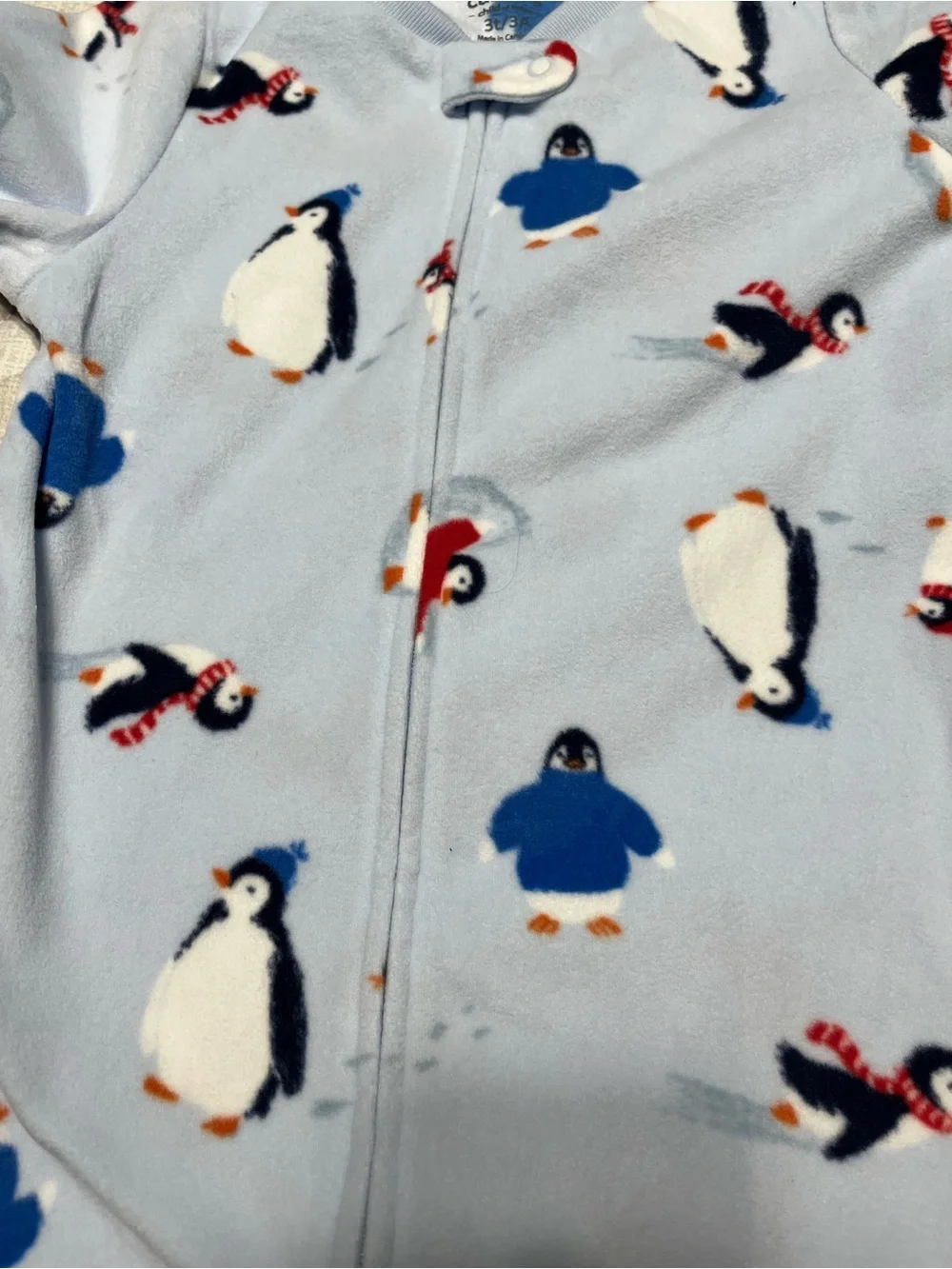 NEW! Carter’s Boys 2 Piece Zip Up Pajamas Size 3T